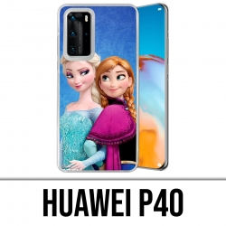 Custodia per Huawei P40 - Frozen Elsa e Anna