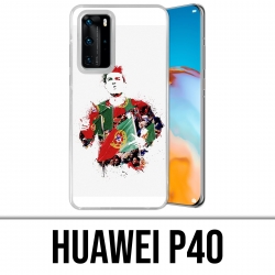 Huawei P40 Case - Ronaldo Football Splash