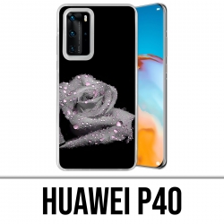 Coque Huawei P40 - Rose Gouttes
