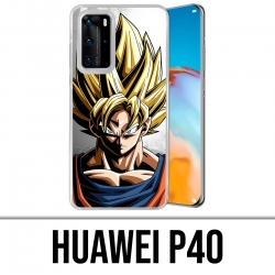 Funda Huawei P40 - Goku Wall Dragon Ball Super