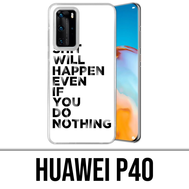 Huawei P40 Case - Scheiße wird passieren