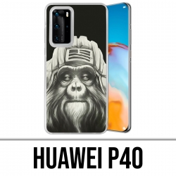 Custodia per Huawei P40 - Scimmia scimmia aviatore