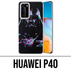 Coque Huawei P40 - Star Wars Dark Vador Néon