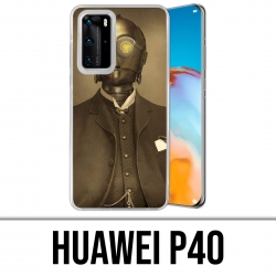Funda Huawei P40 - Star Wars Vintage C3Po