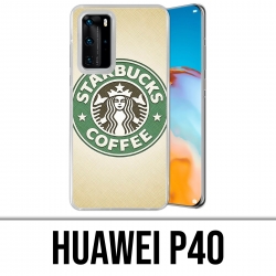 Custodia per Huawei P40 - Logo Starbucks