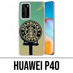 Custodia Huawei P40 - Starbucks Vintage