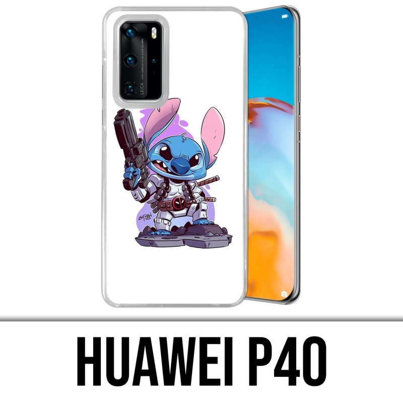 Coque Huawei P40 - Stitch Deadpool