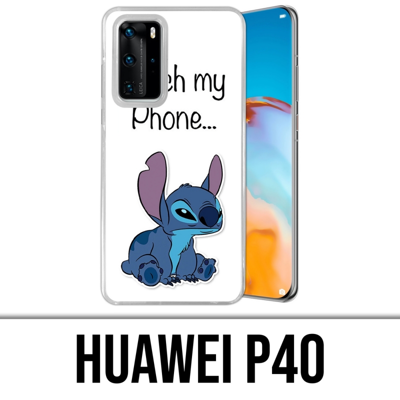 Huawei P40 Case - Stich Berühren Sie mein Telefon