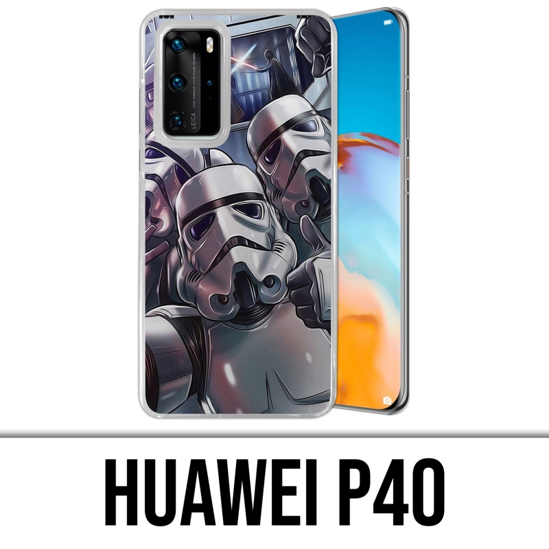 Custodia per Huawei P40 - Stormtrooper Selfie