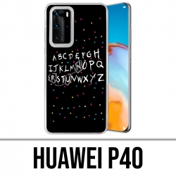 Coque Huawei P40 - Stranger Things Alphabet