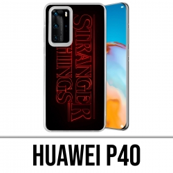 Custodia per Huawei P40 - Logo Stranger Things