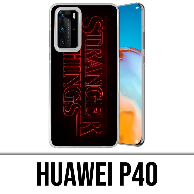 Custodia per Huawei P40 - Logo Stranger Things