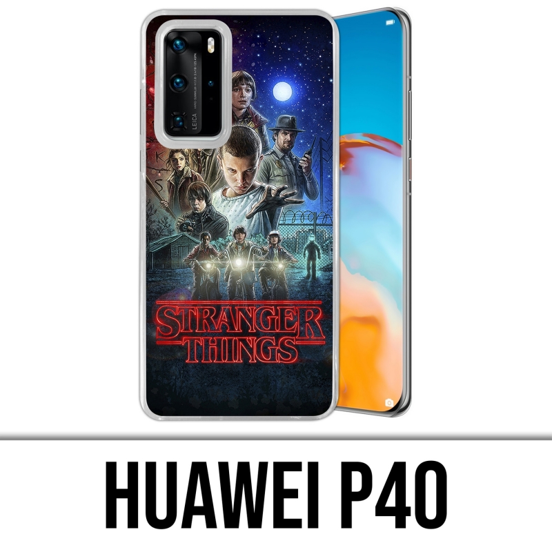 Custodia per Huawei P40 - Poster di Stranger Things