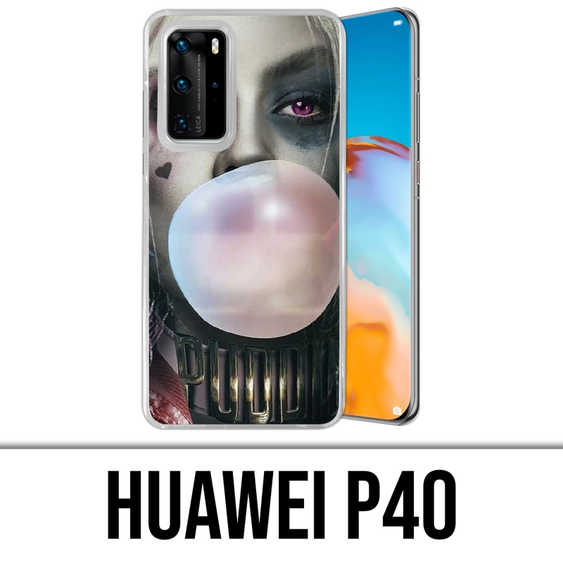 Huawei P40 Case - Selbstmordkommando Harley Quinn Bubble Gum