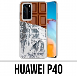 Coque Huawei P40 - Tablette Chocolat Alu