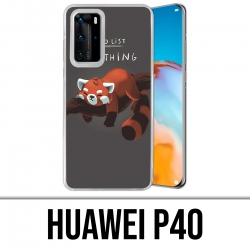 Huawei P40 Case - To Do Liste Panda Roux