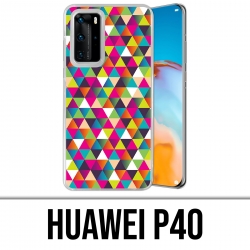 Custodia per Huawei P40 - Triangolo multicolore