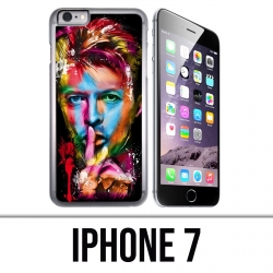Coque iPhone 7 - Bowie Multicolore