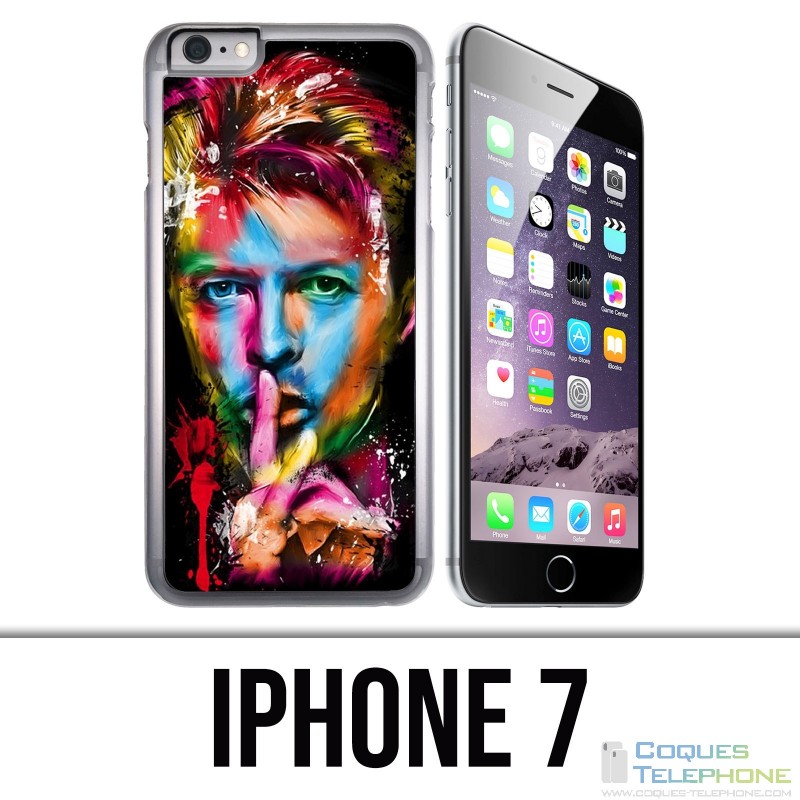 Custodia per iPhone 7 - Bowie Multicolore