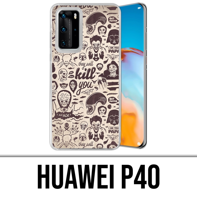 Huawei P40 Case - Naughty Kill You