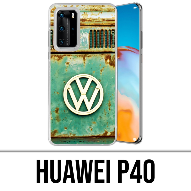 Custodia per Huawei P40 - Logo Vw Vintage