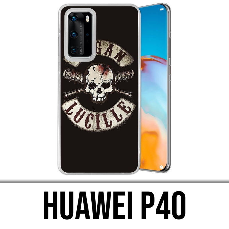 Coque Huawei P40 - Walking Dead Logo Negan Lucille