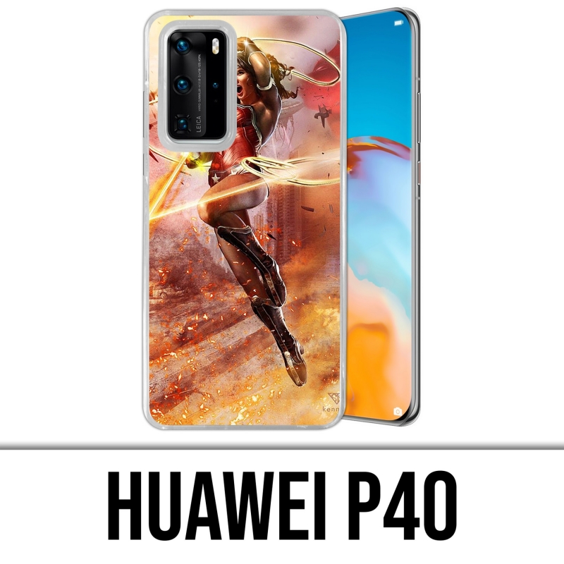 Funda Huawei P40 - Wonder Woman Comics