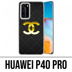 Custodia per Huawei P40 PRO - Pelle con logo Chanel