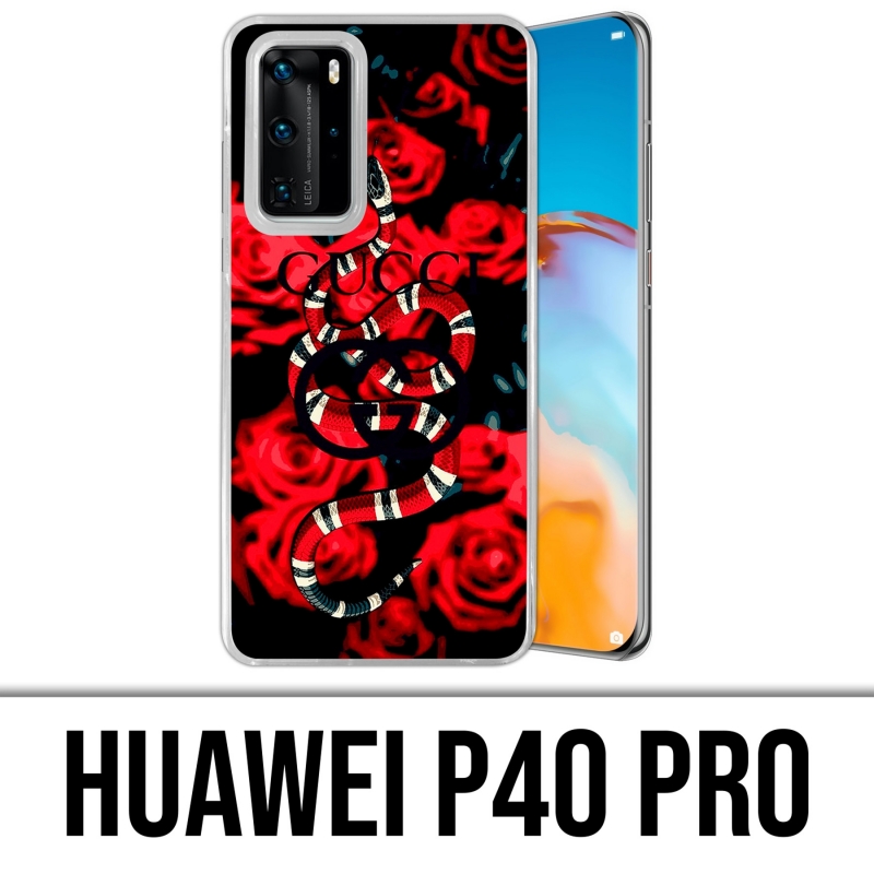 Funda Huawei P40 PRO - Gucci Snake Roses