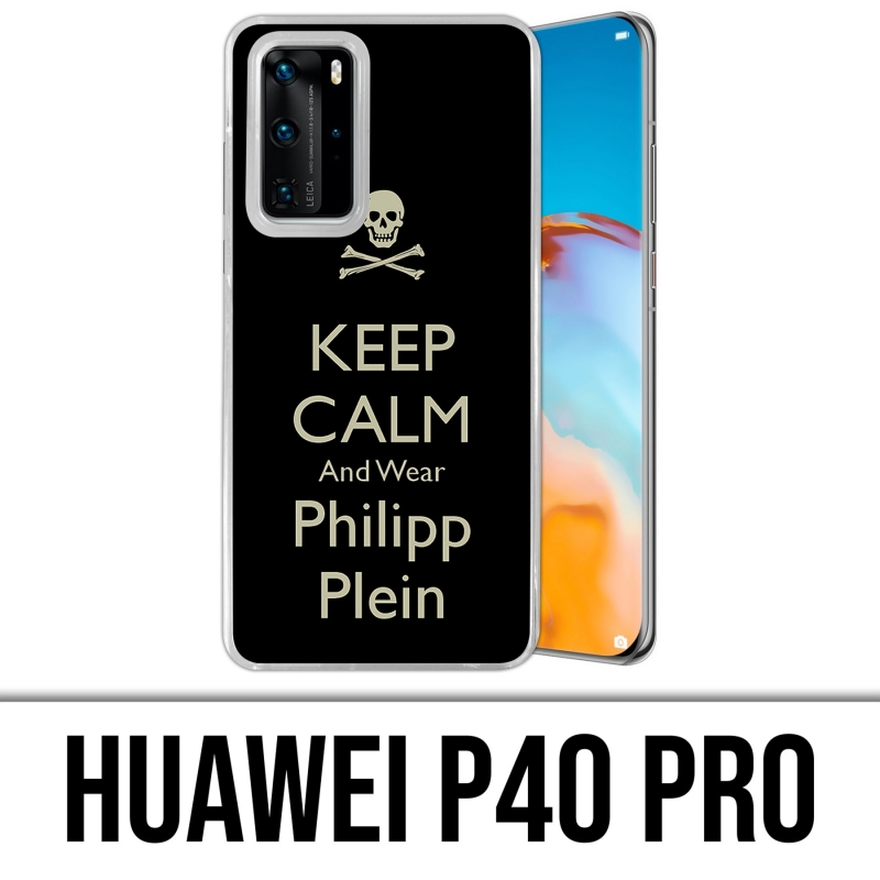 Custodia per Huawei P40 PRO - Mantieni la calma Philipp Plein