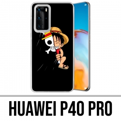 Coque Huawei P40 PRO - One Piece Baby Luffy Drapeau