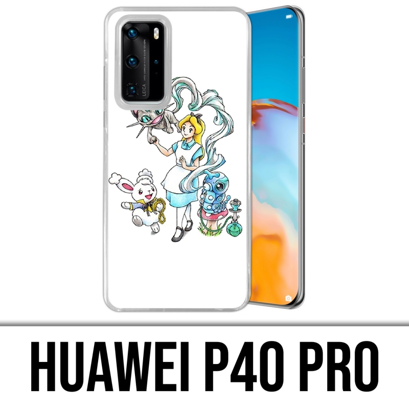 Coque Huawei P40 PRO - Alice Au Pays Des Merveilles Pokémon