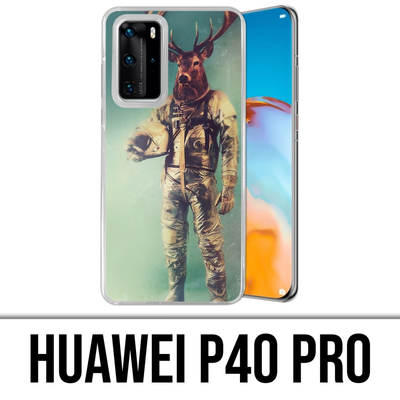 Custodia per Huawei P40 PRO - Animale Astronauta Cervo