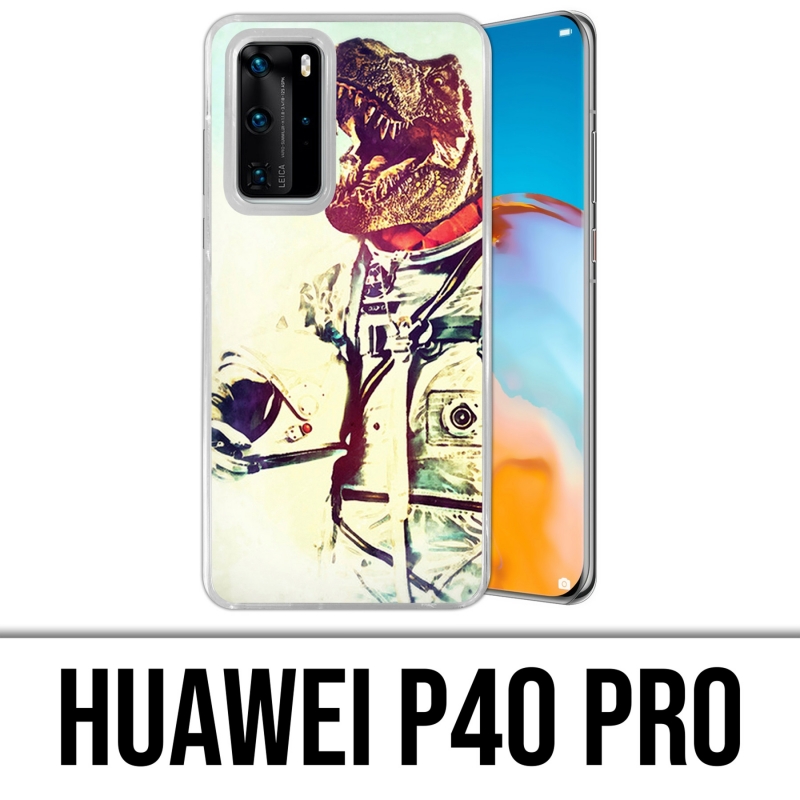 Funda para Huawei P40 PRO - Dinosaurio astronauta animal