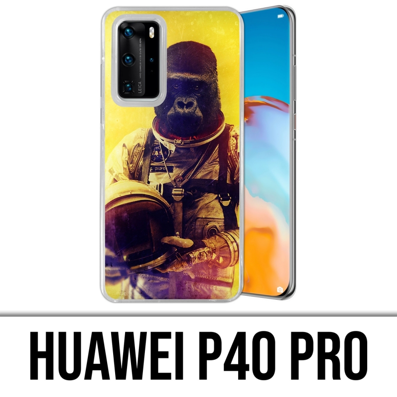 Custodia per Huawei P40 PRO - Scimmia astronauta animale