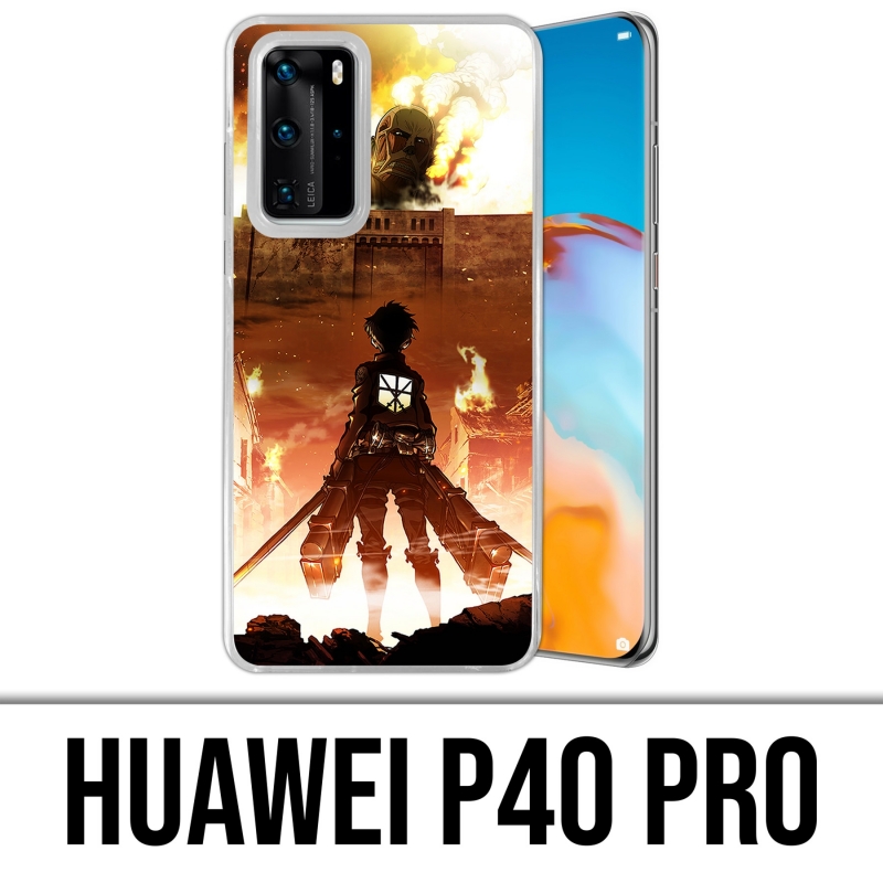 Custodia Huawei P40 PRO - Attak-On-Titan-Poster