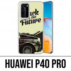 Coque Huawei P40 PRO - Back To The Future Delorean