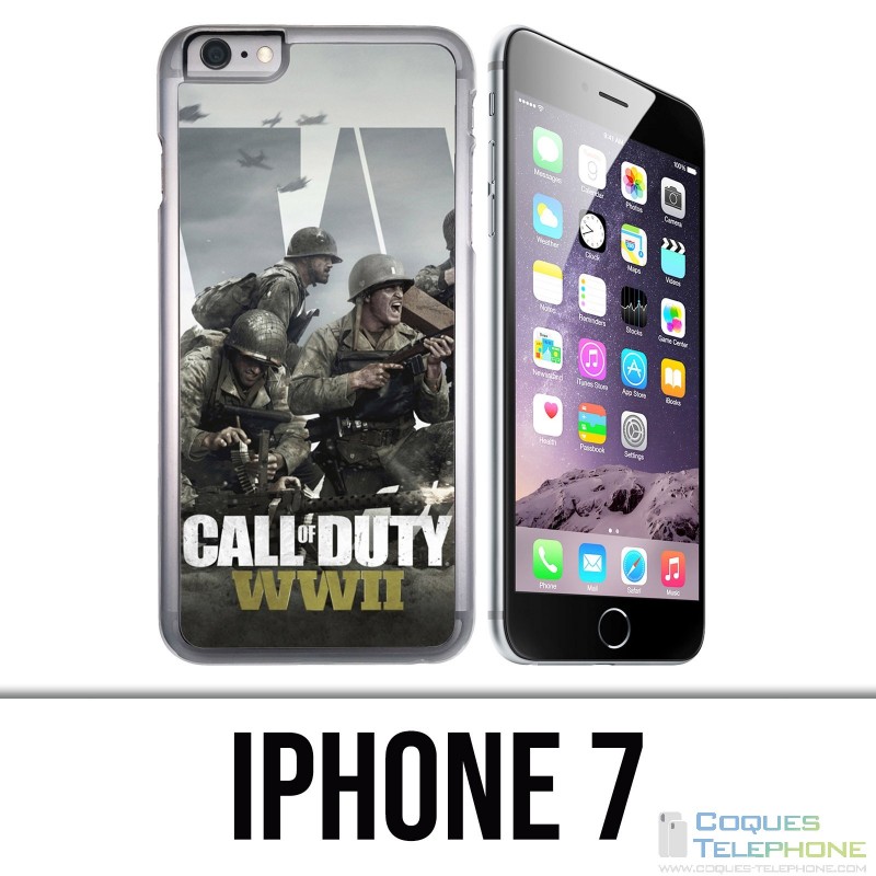 Coque iPhone 7 - Call Of Duty Ww2 Personnages