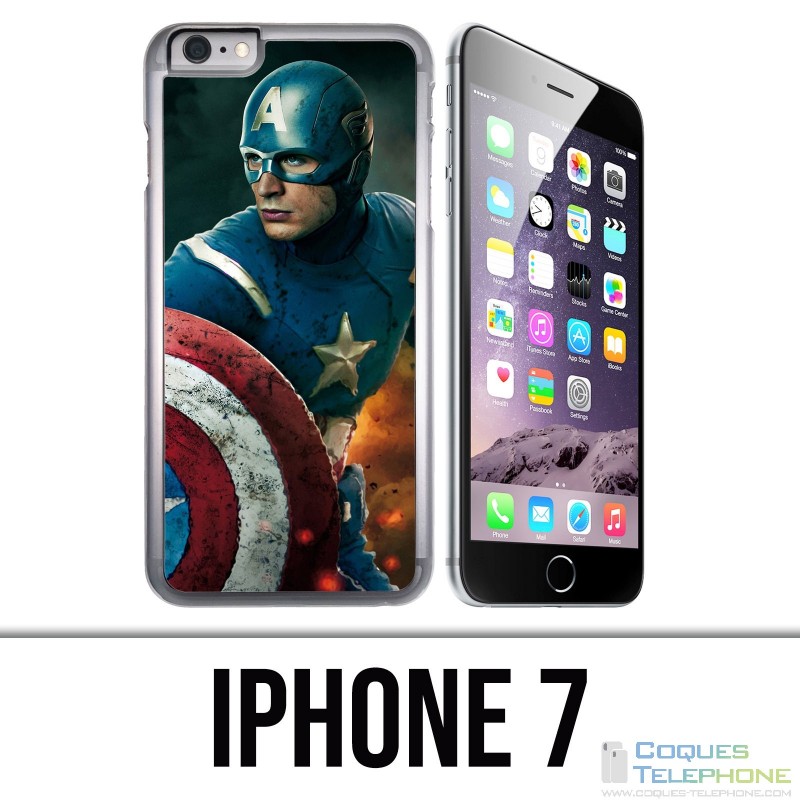 IPhone 7 Hülle - Captain America Comics Avengers