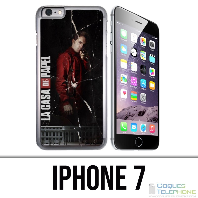 Custodia per iPhone 7 - Maschera divisa Casa De Papel Berlin