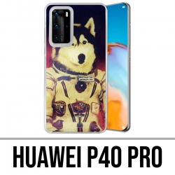 Coque Huawei P40 PRO - Chien Jusky Astronaute
