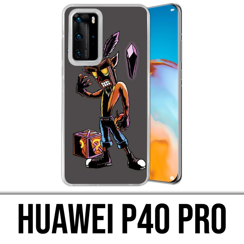 Custodia per Huawei P40 PRO - Maschera Crash Bandicoot
