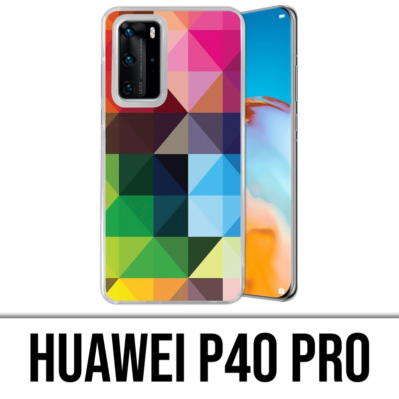 Custodia per Huawei P40 PRO - Cubi multicolori