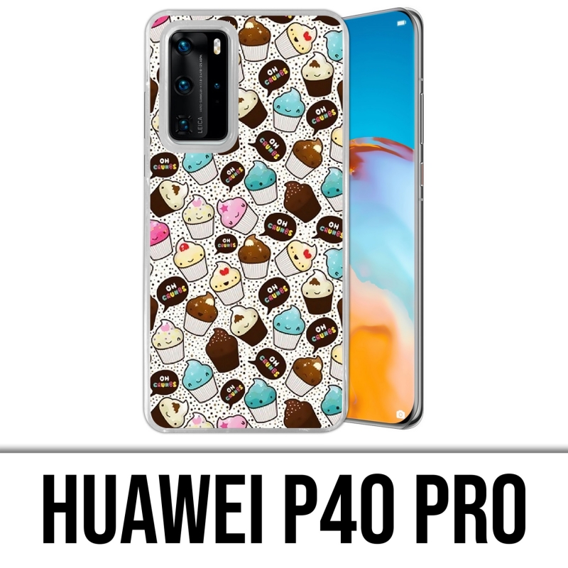 Huawei P40 PRO Case - Kawaii Cupcake