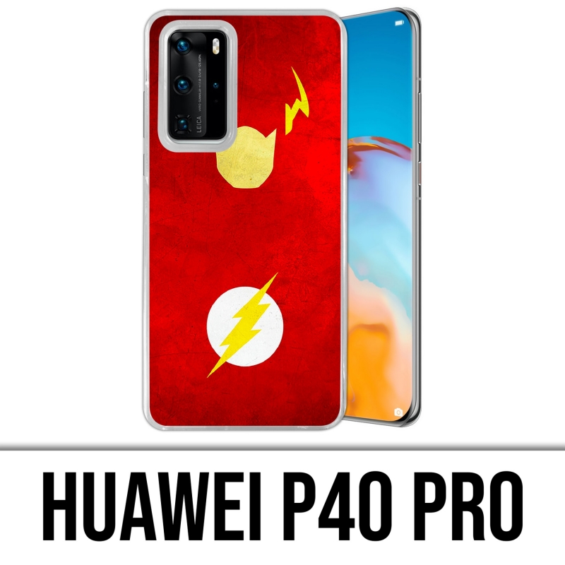 Custodia per Huawei P40 PRO - Dc Comics Flash Art Design