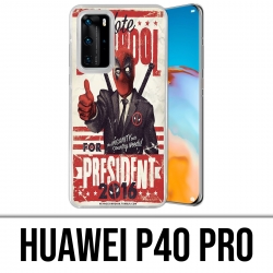 Coque Huawei P40 PRO - Deadpool Président