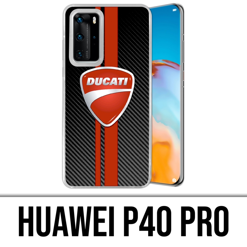 Coque Huawei P40 PRO - Ducati Carbon