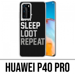 Funda Huawei P40 PRO - Repetir el botín Eat Sleep