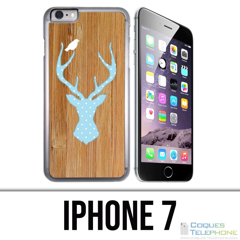Custodia per iPhone 7 - Cervo di legno