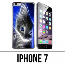 Coque iPhone 7 - Chat Blue Eyes